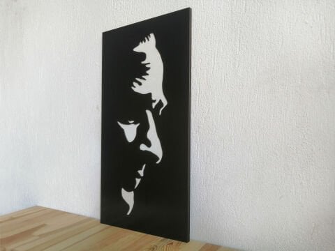 Atatürk Portresi  –  Duvarda Ölümsüz Bir İz MDF Ahşap Katmanlı Duvar Tablosu | Lazer Kesim