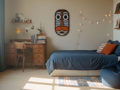 Capitano – Denizci Yüzü Figürlü MDF Ahşap Katmanlı Duvar Tablosu | El Boyama & Lazer Kesim